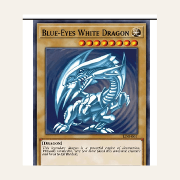 Blue-Eyes White Dragon Rug